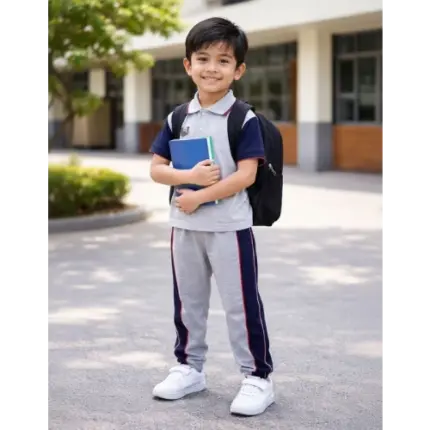 School Uniform Kids T-shirt & Lower Set