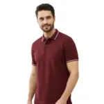 Spun Matty collar T-shirt